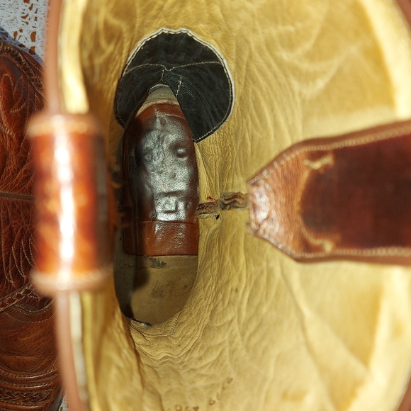 Vintage BILTRITE NEOPRENE Men's Cowboy Boots Western Brown Leather Size EU 43 - Picture 13 of 15